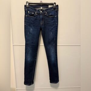 rag & bone Dark Blue Skinny Jeans